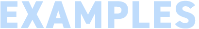 EXAMPLES